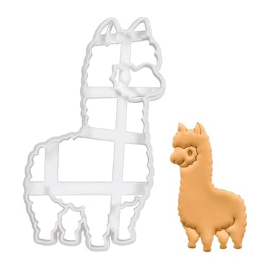 Bakerlogy Cute Alpaca cookie cutter 1 piece