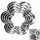 Tmflexe Flower Cookie Cutter Pack of 5