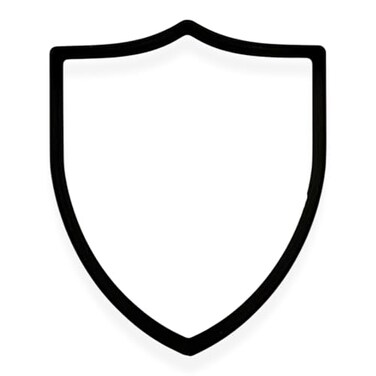 Bundle of Shield Cookie Cutter with Easy Push Design