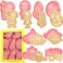 Crethinkaty Space Cookie Cutter8 Plastic Cookie StampSpace Cartoon Fun Cookie Cutter Set Childrens Baking Set