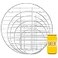 Patelai 5 Pieces Round Cooling Rack Circular Wire Rack 1210 97 6 Stainless Steel Round Baking and Cooling Steaming Cake Rack
