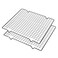 VNIMTI Baking Cooling Rack 2 Sets Cookie Cooling Racks for Cooking Baking Roasting Grilling Drying Oven Safe Wire Rack 11 10 Small Squares Grids