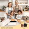 AILITOR 9x5 Enameled Cast Iron Loaf Pan with Lid 2 in 1 Bread Pan for Baking Homemade Sourdough