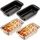 Patelai 4 Pieces Bread Pan Loaf Pan for Baking Bread 85 x 45 Inch Nonstick Carbon Steel Tin Rectangle Bakeware for Home Kitchen Cake Pies Baking Tray