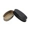 OUKEYI 2 pack Pan Bakeware NonStick Pro Loaf Pan 8in Oval Shape Cake Pan Nonstick Aluminum Cheese Cake Mold Breads Loaf Pans Bakeware Set for Home Kitchen Bakery Gold and black