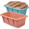 Koolstuffs Silicone Bread Loaf Pan 2 PCS Rectangular NonStick Baking Mold Pans for Oven Bread Cake Easy Release