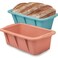 Koolstuffs Silicone Bread Loaf Pan 2 PCS Rectangular NonStick Baking Mold Pans for Oven Bread Cake Easy Release