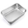 TeamFar Lasagna Pan Rectangular Cake Pan Brownie Bake Dish Stainless Steel 12751032 Heavy Duty Healthy Deep Side Brushed Surface Easy Clean Dishwasher safe
