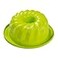 Webake Silicone Fluted Tube Cake Baking Pan 10 Inch Nonstick Cake Mold Bakeware Green