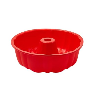 SOV silicone cake pan silicone Cake Molds Bakeware Non Stick 10 inch Pan for JelloGelatincake Silicone Baking Molds for Cakes Round Baking Pan 1 pack