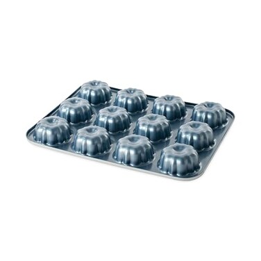 Nordic Ware Formed Mini Bundt 12 Cavity Cupcake Twilight Blue