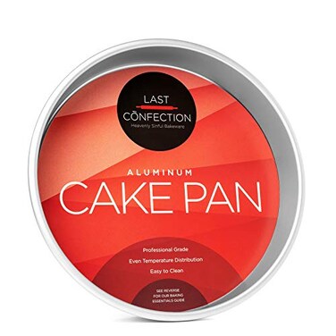 Last Confection 10 x 2 Round Cake Pan Anodized Aluminum Cake Pan Baking Tin Mold Professional Bakeware