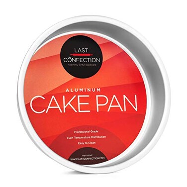 Last Confection 7 x 2 Round Cake Pan Anodized Aluminum Cake Pan Baking Tin Mold Professional Bakeware