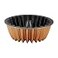 serenk Fun Cooking Star Cake Pan Die Cast Coating with Elegant Pattern Nonstick Bakeware Cake Mould for Professional Taste 102 Round Yellow