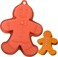 Webake Gingerbread Man Mold 10 Inch Large Gingerbread Silicone Cake Pan for Christmas Baking Cake Cookie