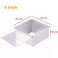 Red-Ni RedNi Anodized Aluminum Square Cheesecake Pan Chiffon Cake Mold Baking Mould with Removable Bottom 7 Inch x 7 inch x 2 inch