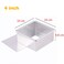 Red-Ni RedNi Anodized Aluminum Square Cheesecake Pan Chiffon Cake Mold Baking Mould with Removable Bottom 7 Inch x 7 inch x 2 inch