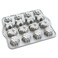 Nordic Ware Holiday Teacakes Cakelet 3 Cup Capacity Silver