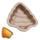 Crethinkaty Christmas Tree Shape Mini Cake Pan Pie Molds 53 IN Cake Tin Non Stick Bakeware for Christmas Cake Chocolate Fondant Sweets Baking Molds