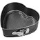 Webake 9in Heart Shaped Nonstick Springform Pan Ideal for Cheesecakes Quiches Black