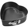 Webake 9in Heart Shaped Nonstick Springform Pan Ideal for Cheesecakes Quiches Black