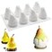 OCPO Kitchen OCPO KITCHEN 3D Pear Silicone Mold for Baking Mousse Cake French Dessert Pastry Chocolate Pudding Cupcake NonStick and Easy Release Pear Shaped 8Cavity