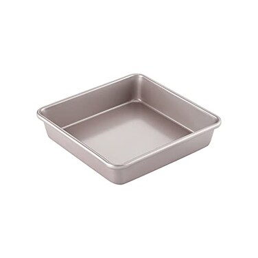 CHEFMADE 9Inch Square Cake Pan NonStick Deep Dish Bakeware for Oven Baking Champagne Gold