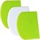 SURDOCA Dough Scraper Bench Scraper 3P 47x37 Plastic Flexible Bowl Scraper Sharp Edge Angles Cake Scraper NonSlip Bakeware Decorating Tools Sculpting Modeling Tools GreenWhiteGreen