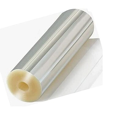 OUKEYI Cake Collar 8 inch394 inch Transparent Acetate Rolls Silver Food Grade PP Plastic Rectangular Single Material