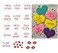 Althrorry Conversation Hearts Cookie Stencil or Number Cookies Stencils with Letter Love Phrase Sign and Other Pattern Stencils