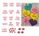 Althrorry Conversation Hearts Cookie Stencil or Number Cookies Stencils with Letter Love Phrase Sign and Other Pattern Stencils