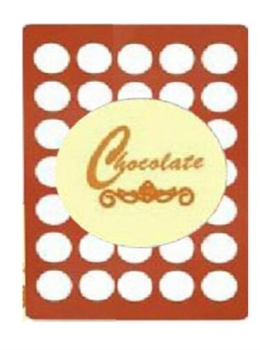 NY CAKE Round Chablon Stencil