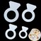 RAYNAG Set of 4 Diamond Cake Stencils Baking Templates Plastic Sheet Flat Bread Stencil Template 8101214 Inch Decor Stencil