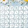 Marspark 30 Pieces Coffee Stencil Cookie Cake Stencils Latte Art Reusable Plastic DIY Bake Stencils Leaves Butterfly Flowers Bird for Coffee Cookie Drawing