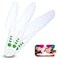 Curious Chef Kid Safe Kitchen Knife Set 3Piece Nylon Knives for Kids White Green Ages 4 NonScratch Tools for Nonstick Pans Kitchen Tool Set