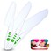 Curious Chef Kid Safe Kitchen Knife Set 3Piece Nylon Knives for Kids White Green Ages 4 NonScratch Tools for Nonstick Pans Kitchen Tool Set