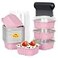 LNYZQUS 10oz80pack Mini Cake Foil Pans with Lids 4x4 Large Cupcake Pan Disposable RamekinsSmall Brownie Baking Cups Square Muffin Tin Cheesecake Containers HoldersPink