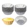 ISKYBOB 20 Pack Egg Tart Pans 24 x 08in Mini Metal Cupcake Pans Pie Cookie Muffin Tins Reusable Baking Mold Cups