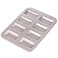 CHEFMADE Financier Cake Pan 8Cavity NonStick Rectangle Muffin Pan Biscuits Cookies Bakeware for Oven Baking Champagne Gold