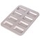 CHEFMADE Financier Cake Pan 8Cavity NonStick Rectangle Muffin Pan Biscuits Cookies Bakeware for Oven Baking Champagne Gold