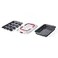 Nifty Solutions Cake Pan Muffin Pan with Lid 2 Piece Baking Pans Set 9 x 13 Cake Pan 12Cup Muffin PanNonStick Pans Kitchen Bakeware Dishwasher Safe