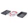 Nifty Solutions Cake Pan Muffin Pan with Lid 2 Piece Baking Pans Set 9 x 13 Cake Pan 12Cup Muffin PanNonStick Pans Kitchen Bakeware Dishwasher Safe