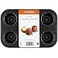 CHEFMADE Canele Cake Pan Nonstick 6 Cavity Canele Muffin Bakeware