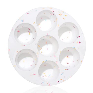 SHEbaking Egg Bites Silicone Mold 7 Cups Egg Bite Mold NonStick Air Fryer Egg Mold Muffin Pan for Baking Egg Bite Maker for Mini Muffins Tart Mini Cupcake BPA Free
