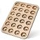 Webake Mini Donut Pan Nonstick 24Cavity Small Donut Tray Heavy Gauge Bite Size Inch Doughnut Pans for Baking