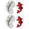 MoldFun 2Pcs Koi Fish Fondant Molds Silicone Chocolate Candy Gum Paste Mold Polymer Clay Resin Mold Cake Decorating Tool