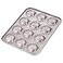 CHEFMADE Madeleine Mold Cake Pan 12Cavity NonStick Scallop Madeline Bakeware for Oven Baking Champagne Gold