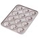 CHEFMADE Madeleine Mold Cake Pan 12Cavity NonStick Scallop Madeline Bakeware for Oven Baking Champagne Gold