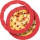 Quality Alliance 2 Pack Adjustable Silicone Pie Crust Shield Protects 8 to 114 Diameter Pies Red