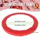 Quality Alliance 2 Pack Adjustable Silicone Pie Crust Shield Protects 8 to 114 Diameter Pies Red